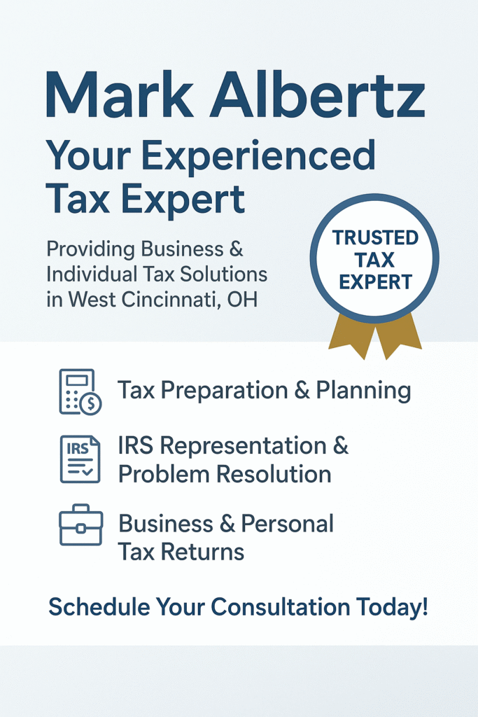About Mark Albertz Tax Expert